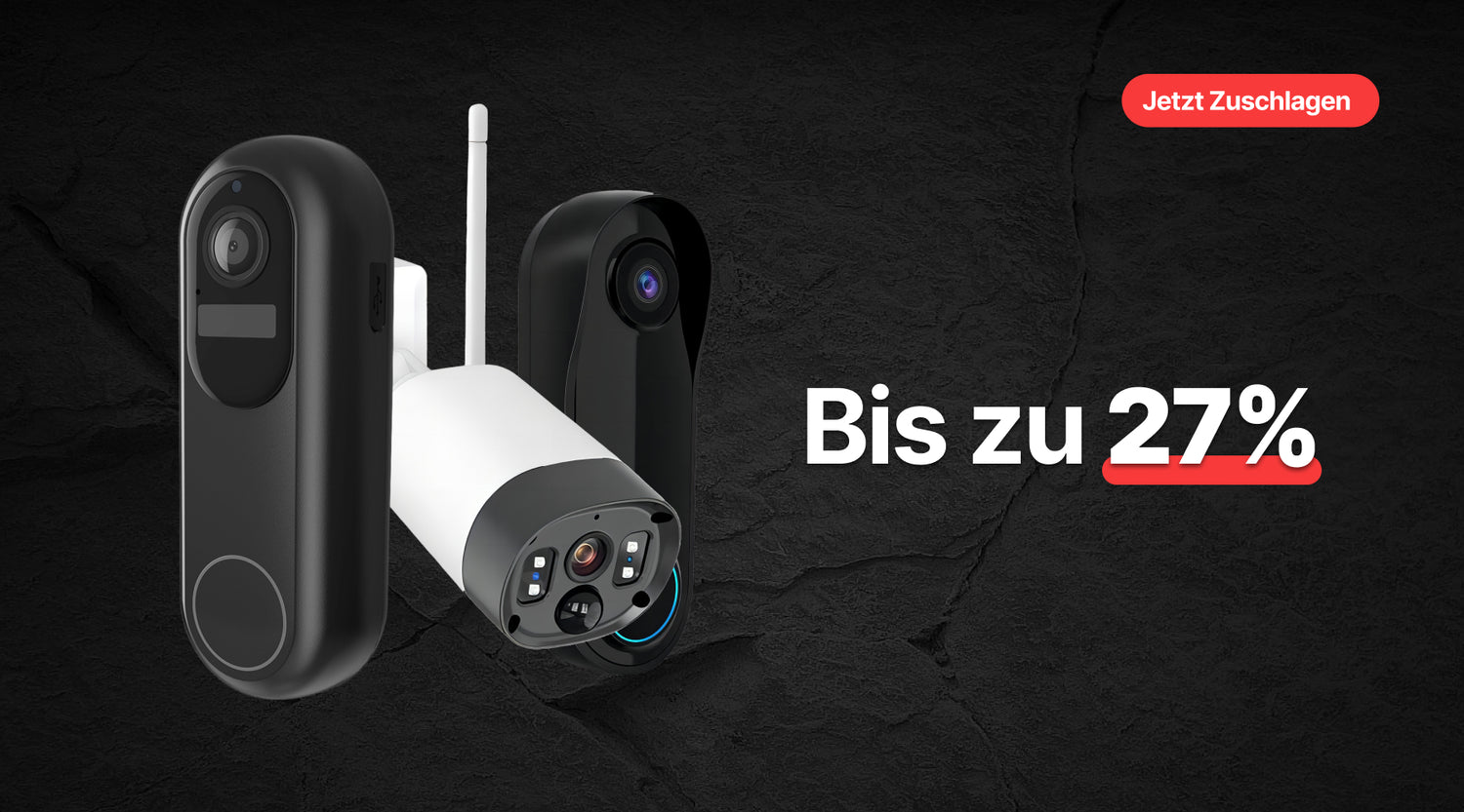 Türklingeln und Überwachungskameras schenken.