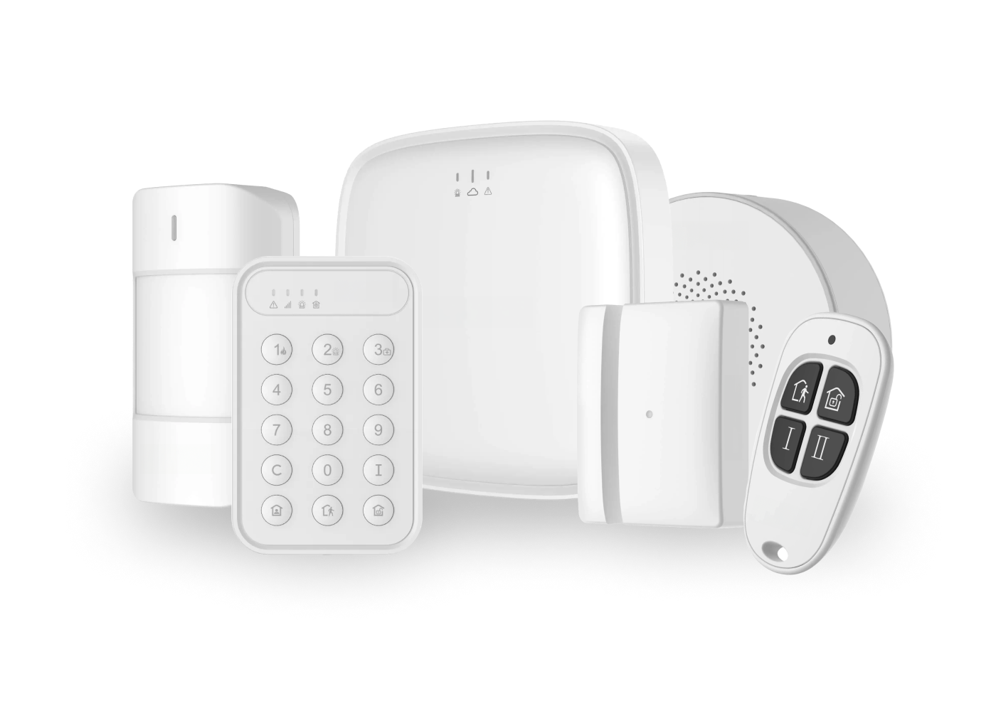 Weber Protect Alarmanlage auf neutralem Hintergrund