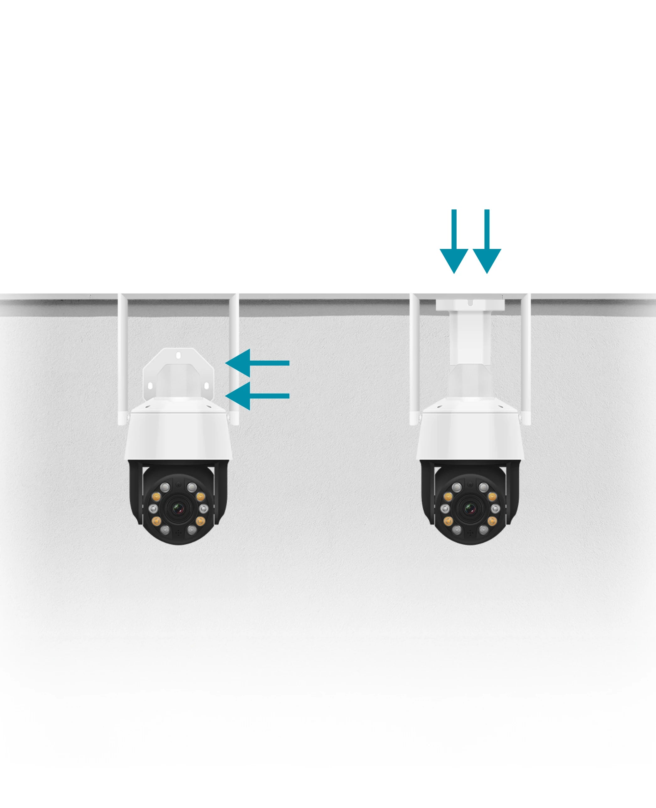 Wand- und Deckenmontage