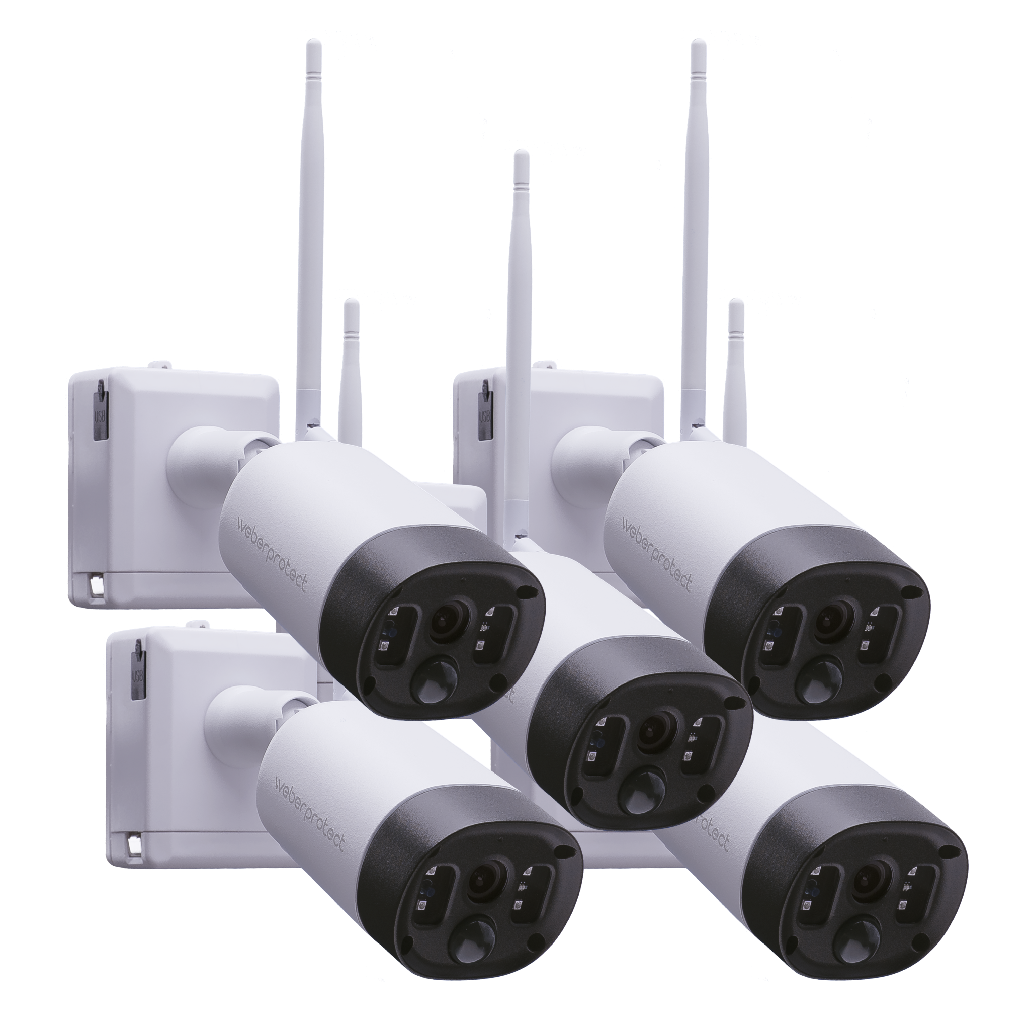 Apollo 2 kabellose Überwachungskamera im 5 Stück Set