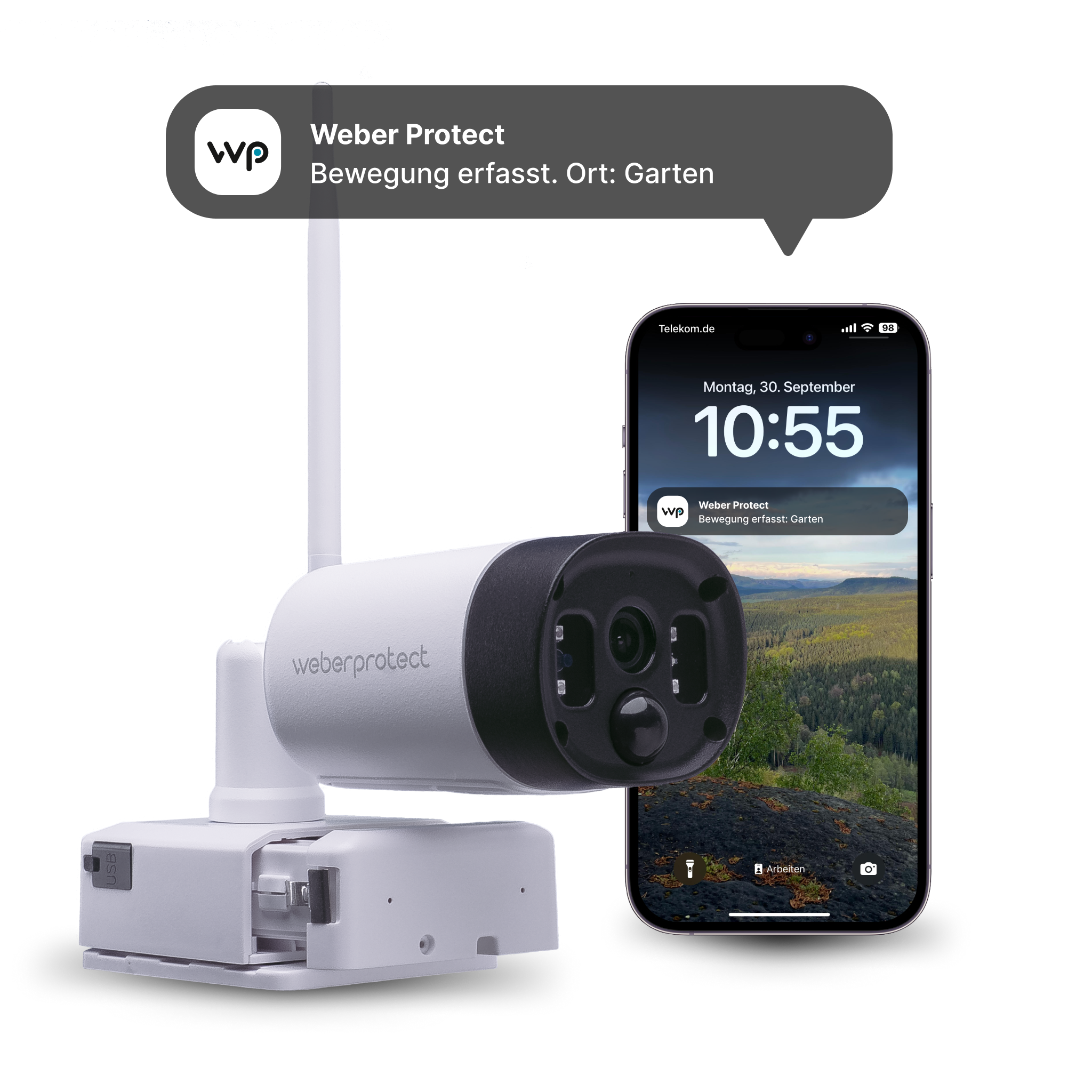 Caméra de surveillance Apollo 2 (batterie)