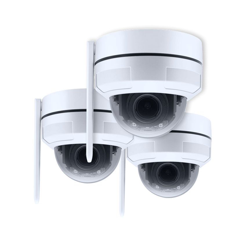 Iris Dome-Überwachungskamera (3er Set)