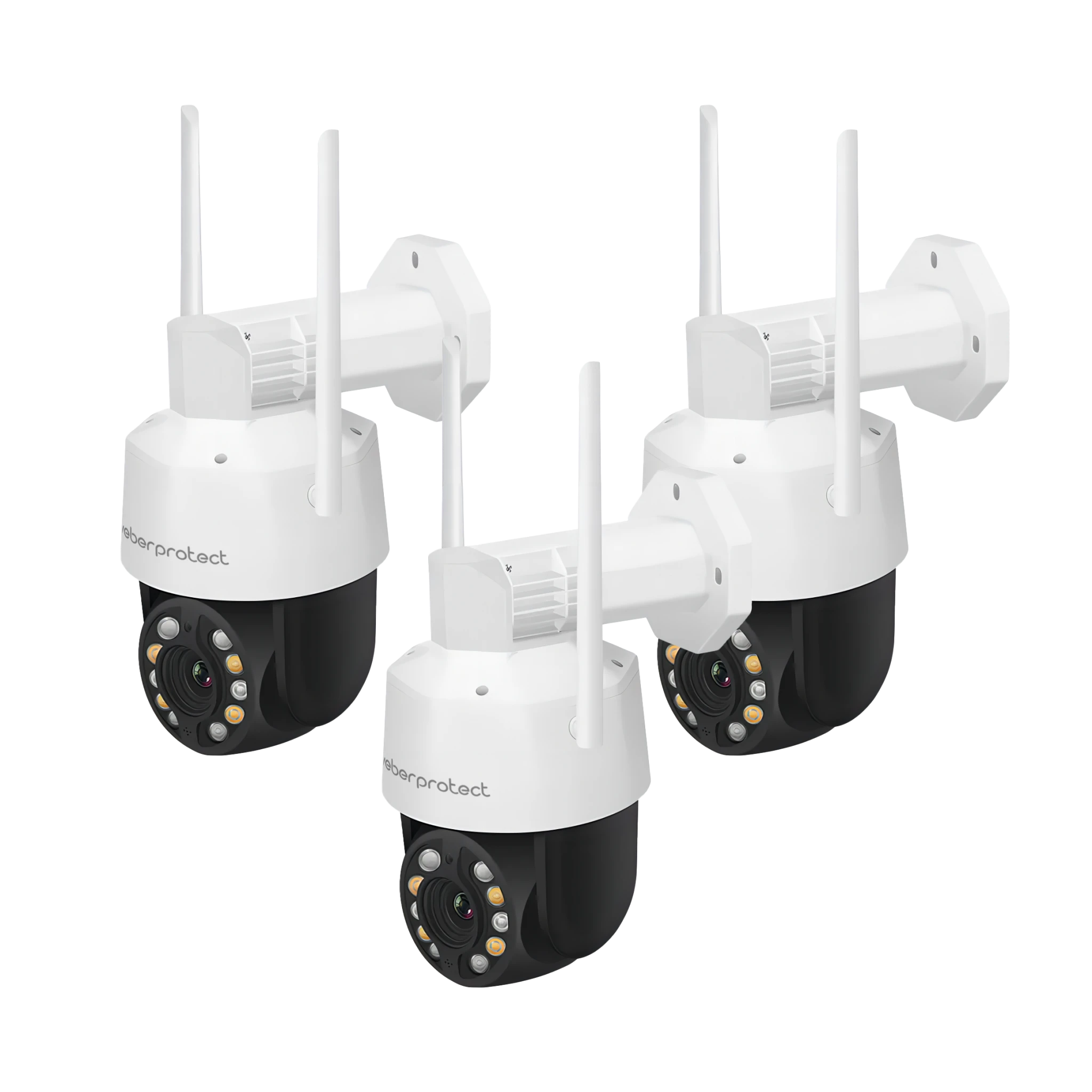 Oculus Pro Überwachungskamera im 3 Stück Set