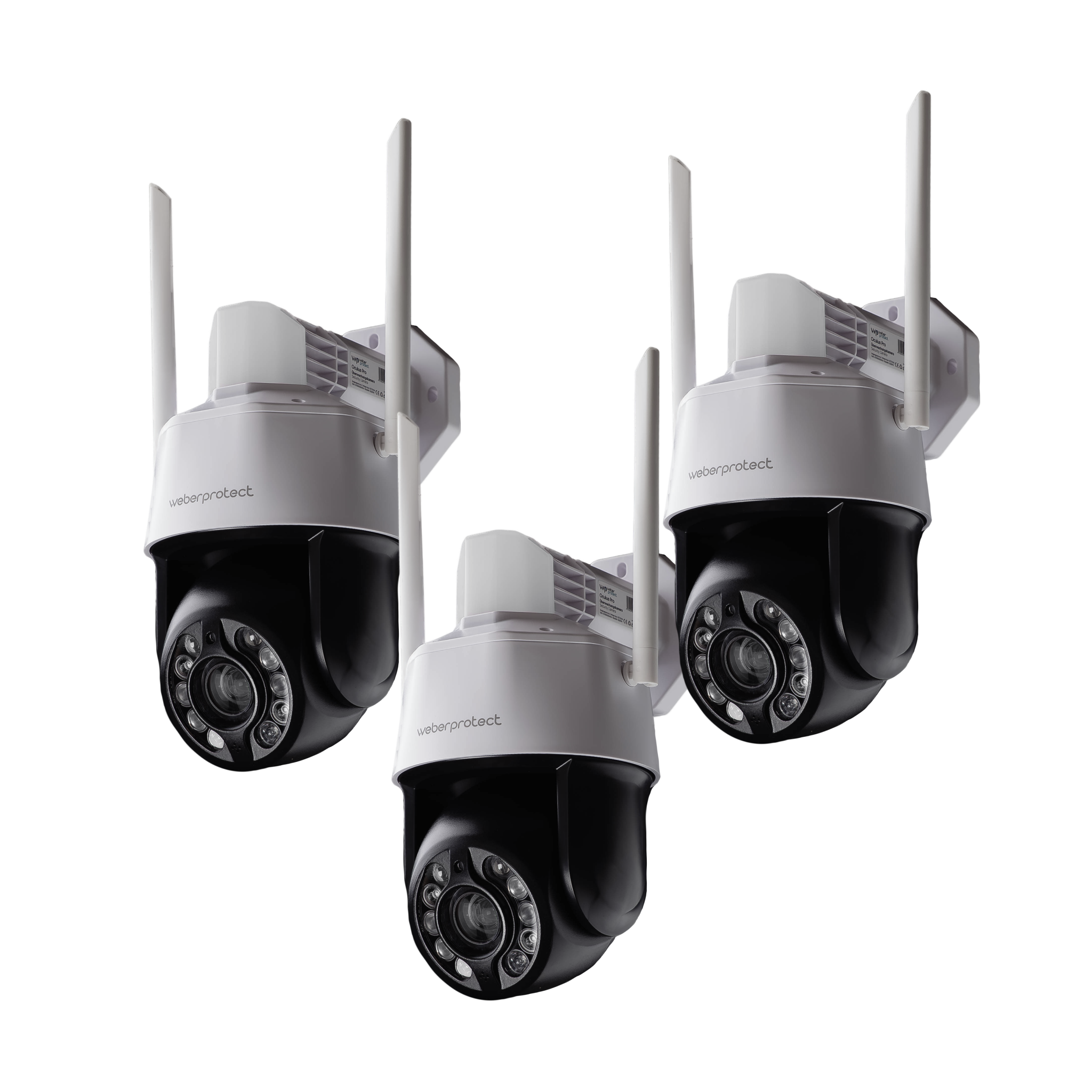 Oculus Pro Überwachungskamera im 3 Stück Set