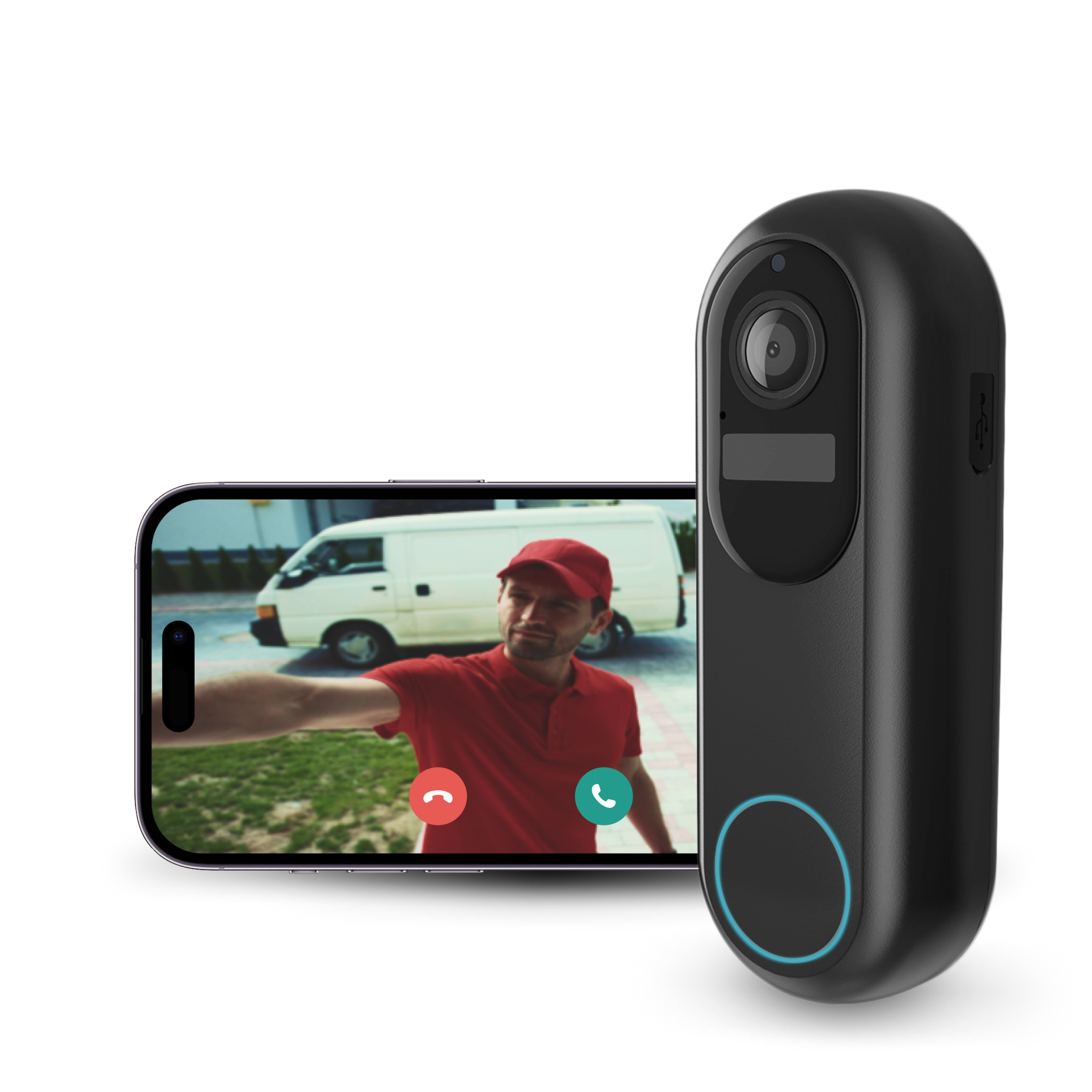 ProV1 Video Doorbell (Battery)