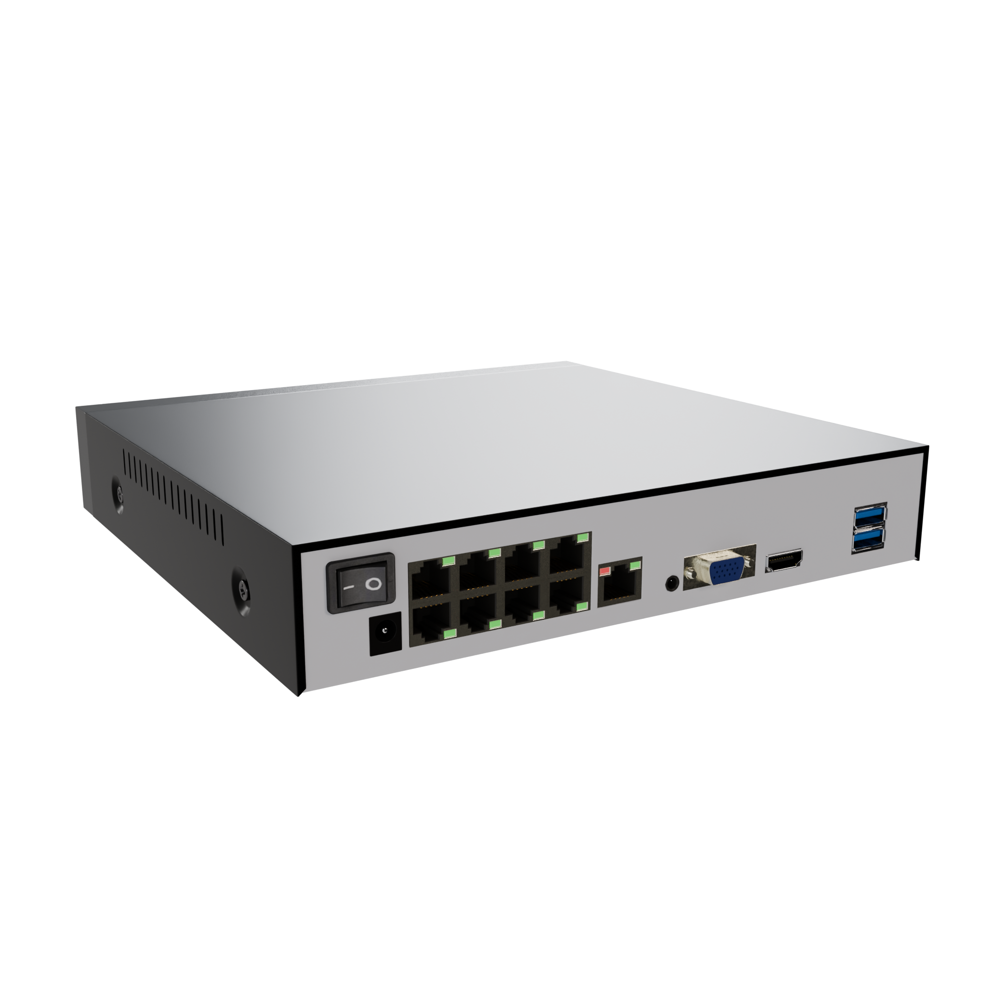 Weber Protect NVR Recorder Rückseite