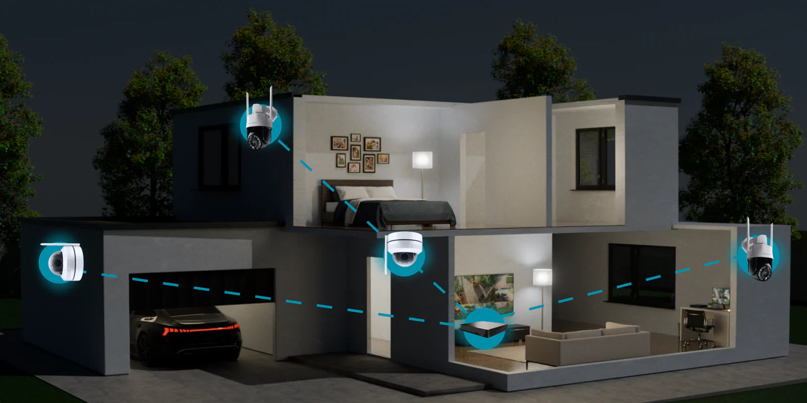 Videoüberwachung ohne Abo 2026: Warum Profis auf lokale NVR-Speicher statt Cloud setzen