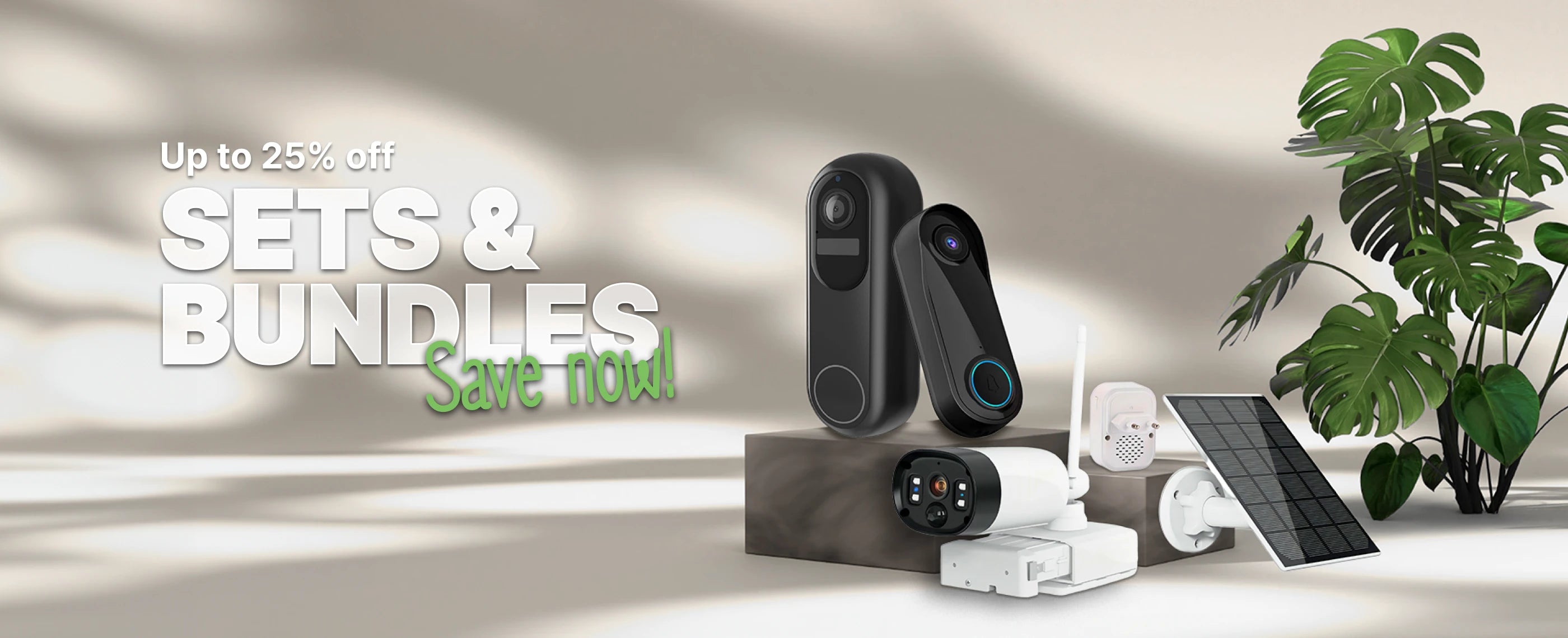 Video doorbell and surveillance camera bundles
